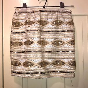 Sequined skirt!